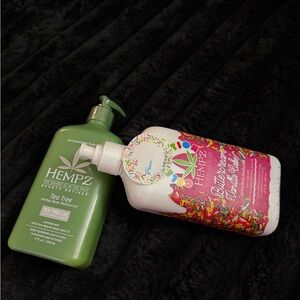 Hempz Green Tea Tree and Pink Buttercream Body Moisturizer Set